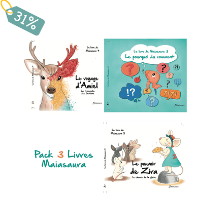 Pack 3 livres Maiasaura