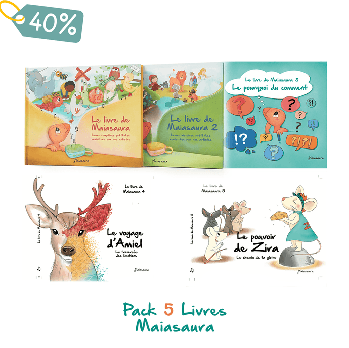 Pack 5 livres Maiasaura