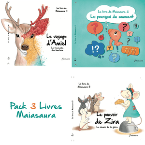 Pack 3 livres Maiasaura